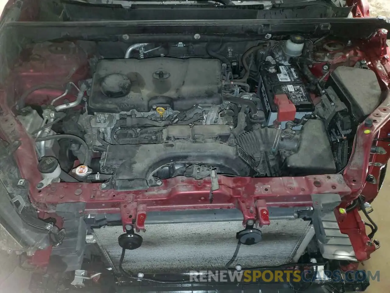 12 fotografías del automóvil dañado JTMG1RFV3KD041267 TOYOTA RAV4 2019
