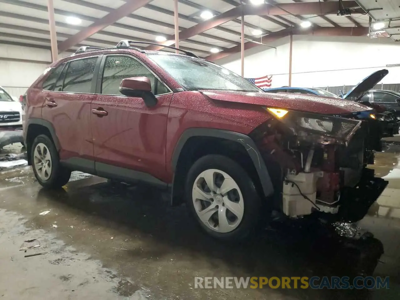 4 fotografías del automóvil dañado JTMG1RFV3KD041267 TOYOTA RAV4 2019