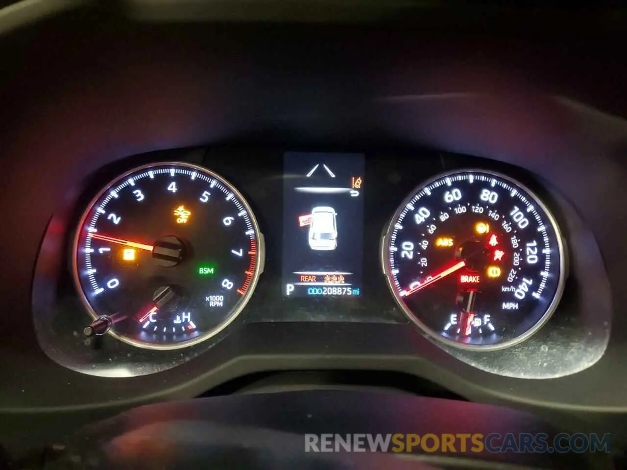 9 fotografías del automóvil dañado JTMG1RFV3KD041267 TOYOTA RAV4 2019