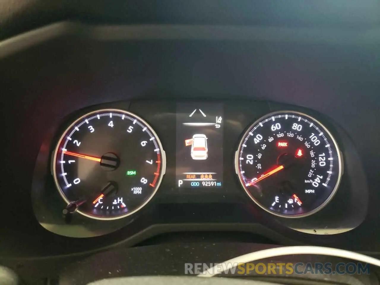 9 fotografías del automóvil dañado JTMG1RFV3KJ007024 TOYOTA RAV4 2019