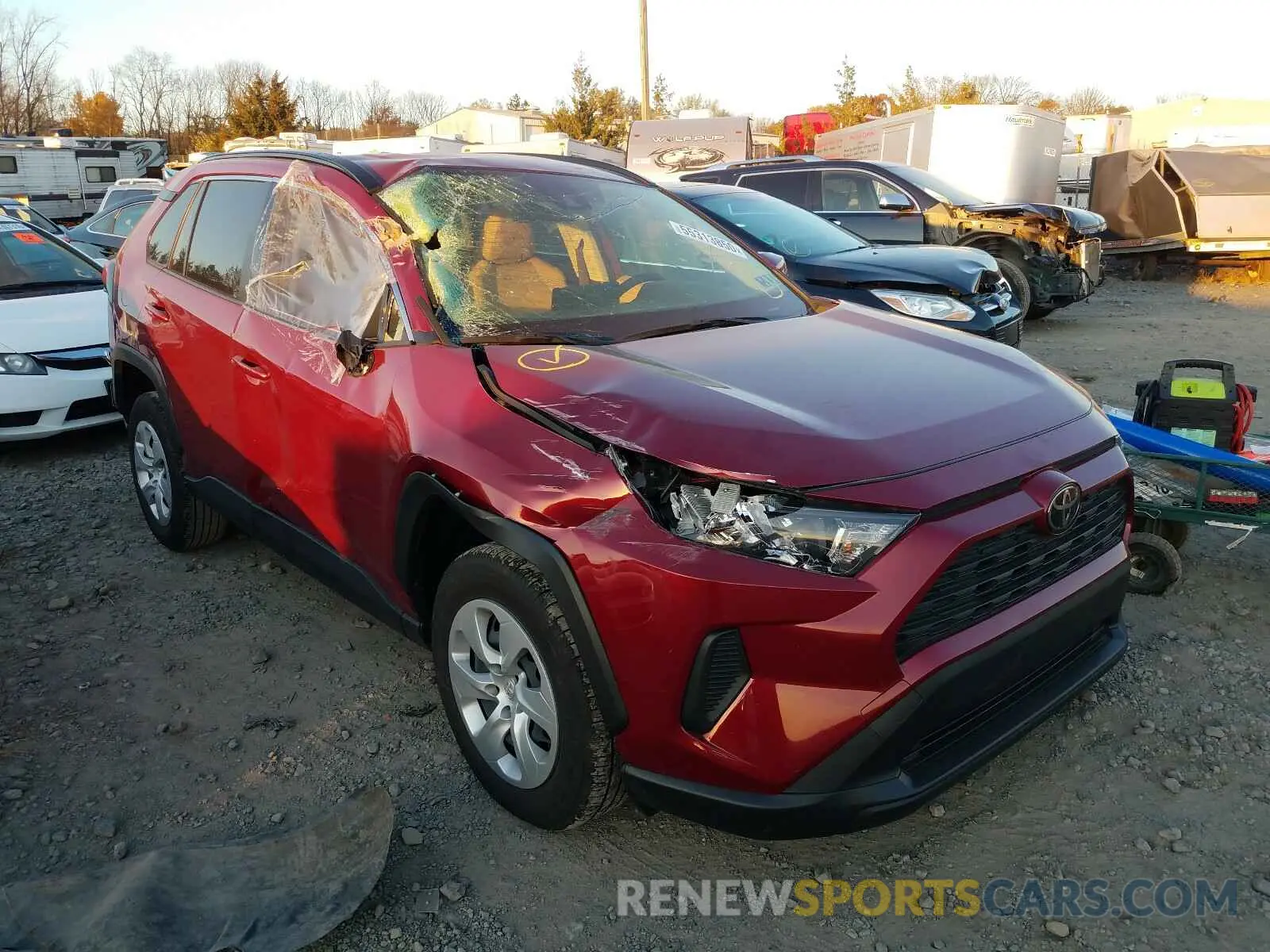 1 fotografías del automóvil dañado JTMG1RFV4KJ011101 TOYOTA RAV4 2019