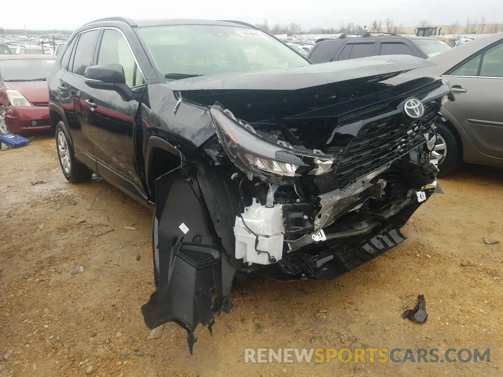 1 fotografías del automóvil dañado JTMG1RFV4KJ012281 TOYOTA RAV4 2019