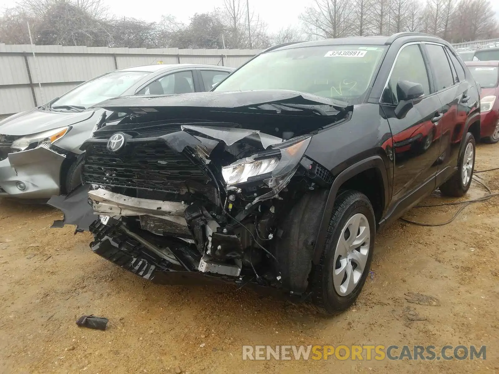 2 fotografías del automóvil dañado JTMG1RFV4KJ012281 TOYOTA RAV4 2019