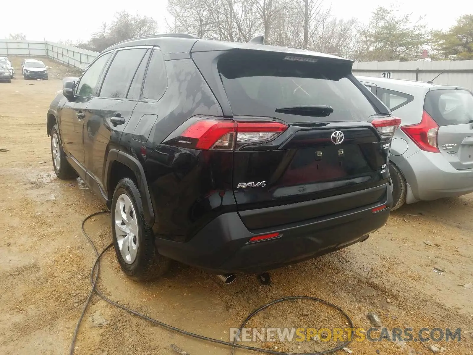 3 fotografías del automóvil dañado JTMG1RFV4KJ012281 TOYOTA RAV4 2019