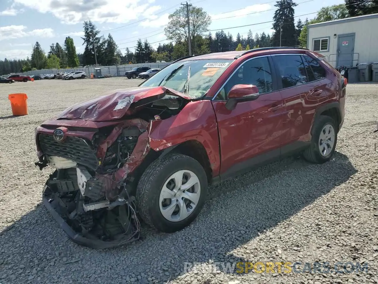 1 fotografías del automóvil dañado JTMG1RFV4KJ016086 TOYOTA RAV4 2019