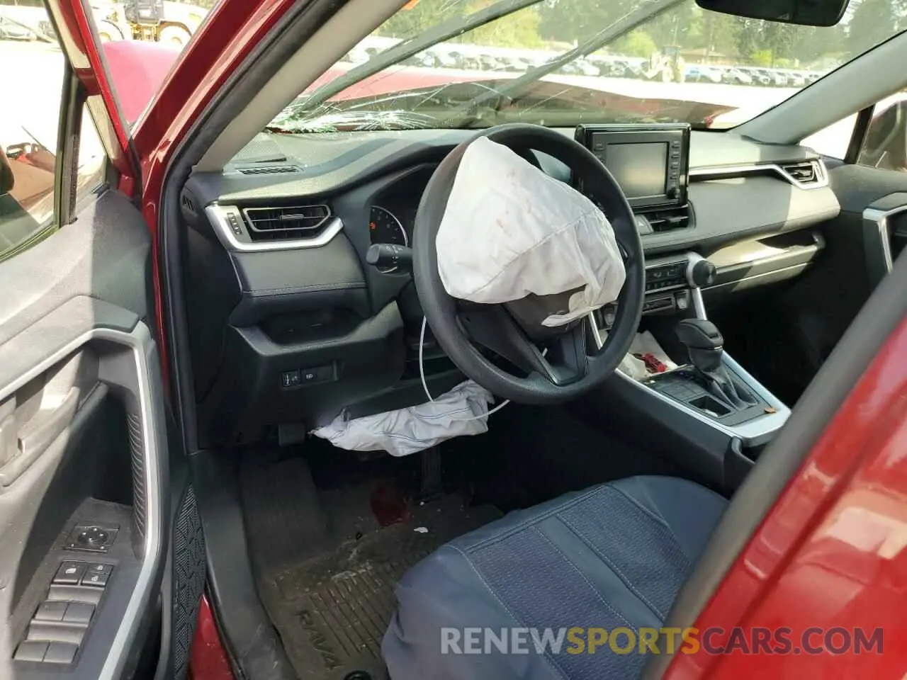 8 fotografías del automóvil dañado JTMG1RFV4KJ016086 TOYOTA RAV4 2019