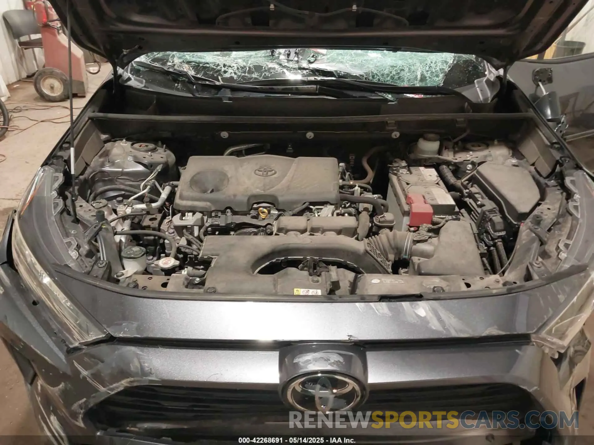 10 fotografías del automóvil dañado JTMG1RFV5KD502307 TOYOTA RAV4 2019