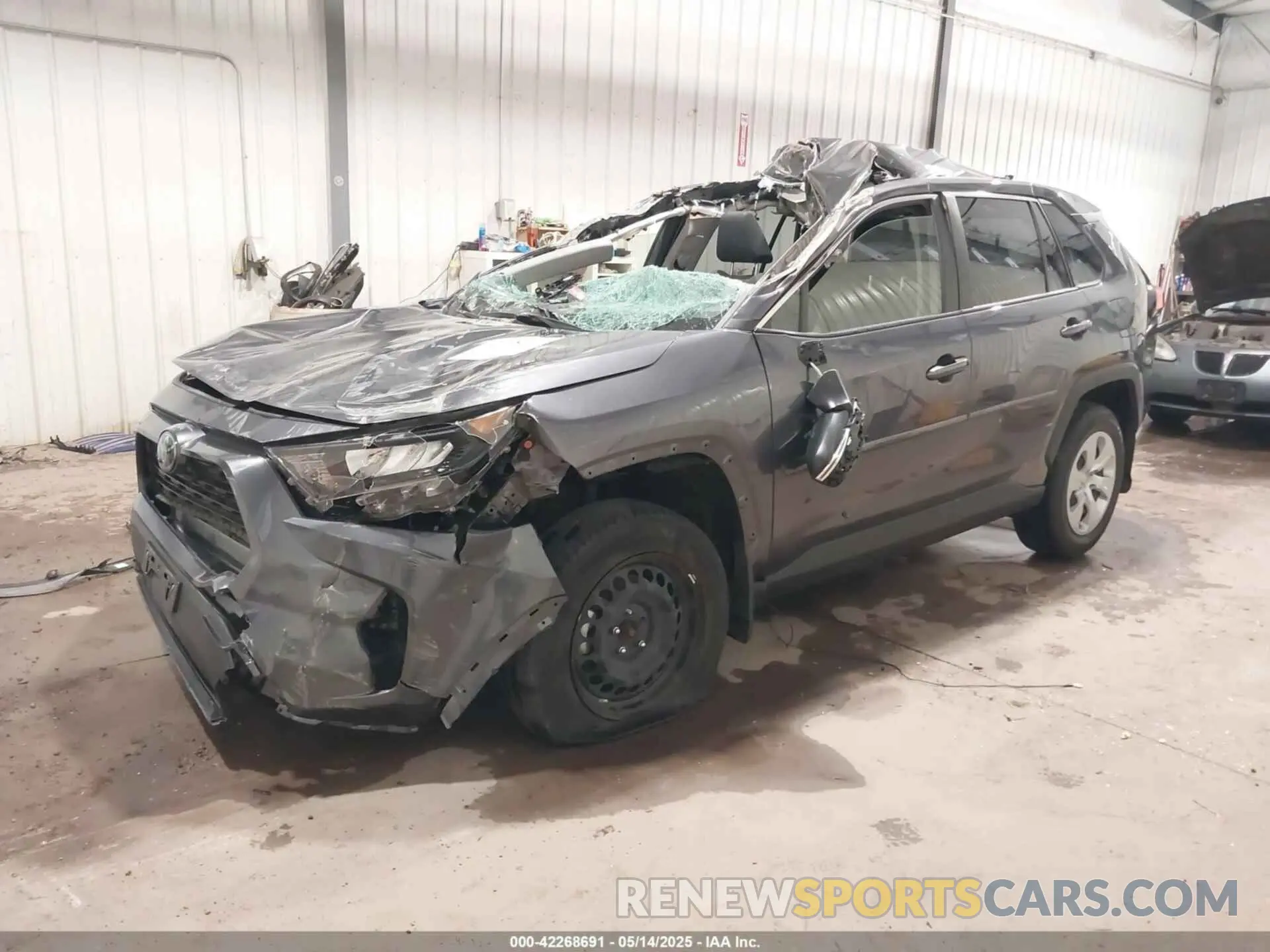 2 fotografías del automóvil dañado JTMG1RFV5KD502307 TOYOTA RAV4 2019