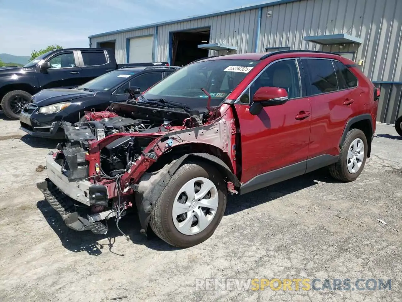 1 fotografías del automóvil dañado JTMG1RFV6KJ011147 TOYOTA RAV4 2019
