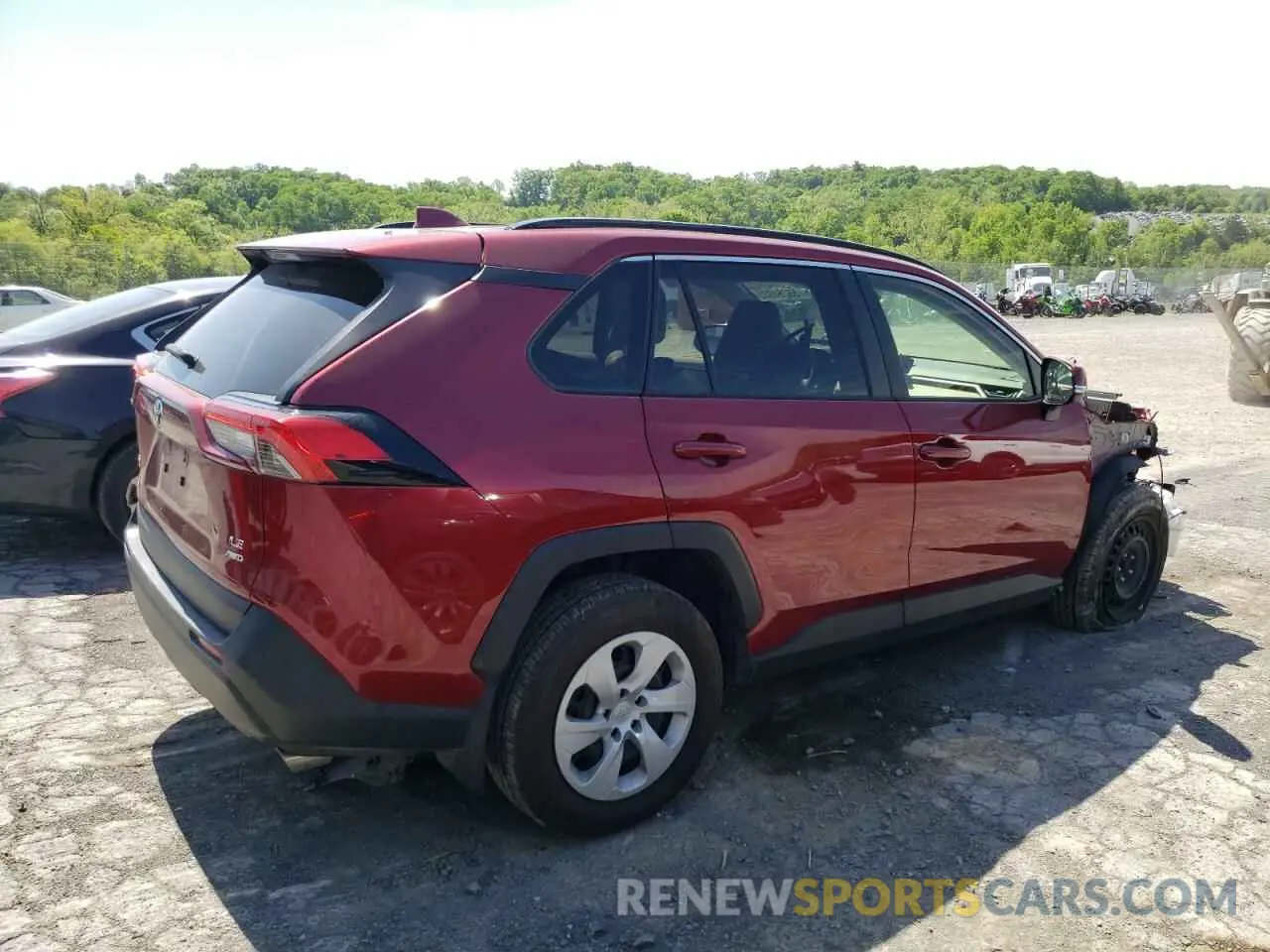 3 fotografías del automóvil dañado JTMG1RFV6KJ011147 TOYOTA RAV4 2019