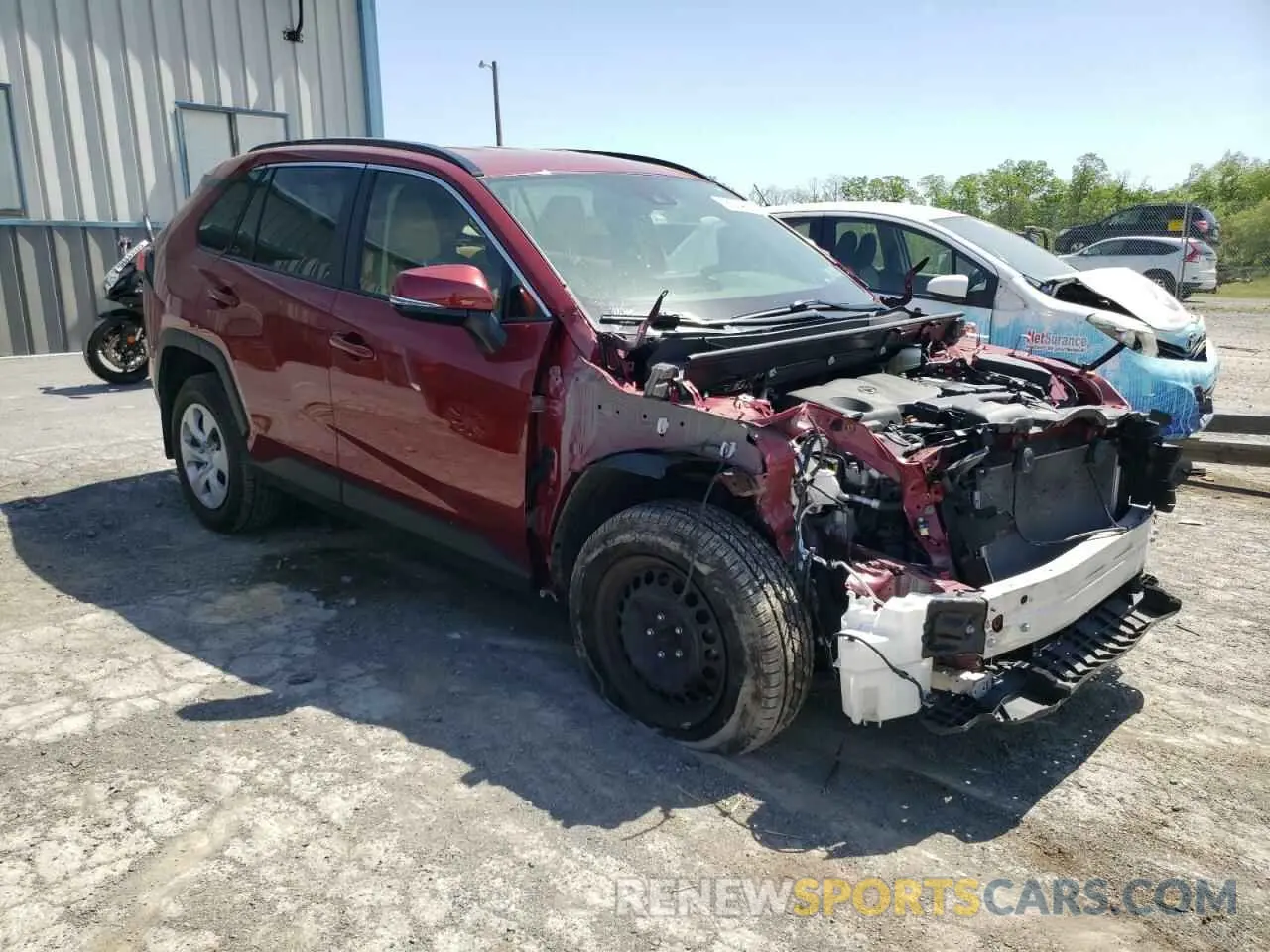 4 fotografías del automóvil dañado JTMG1RFV6KJ011147 TOYOTA RAV4 2019