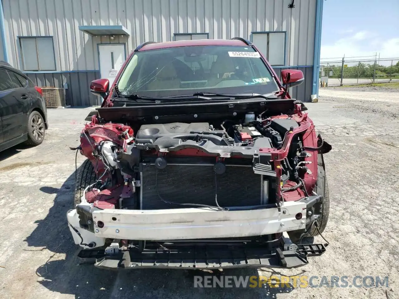 5 fotografías del automóvil dañado JTMG1RFV6KJ011147 TOYOTA RAV4 2019