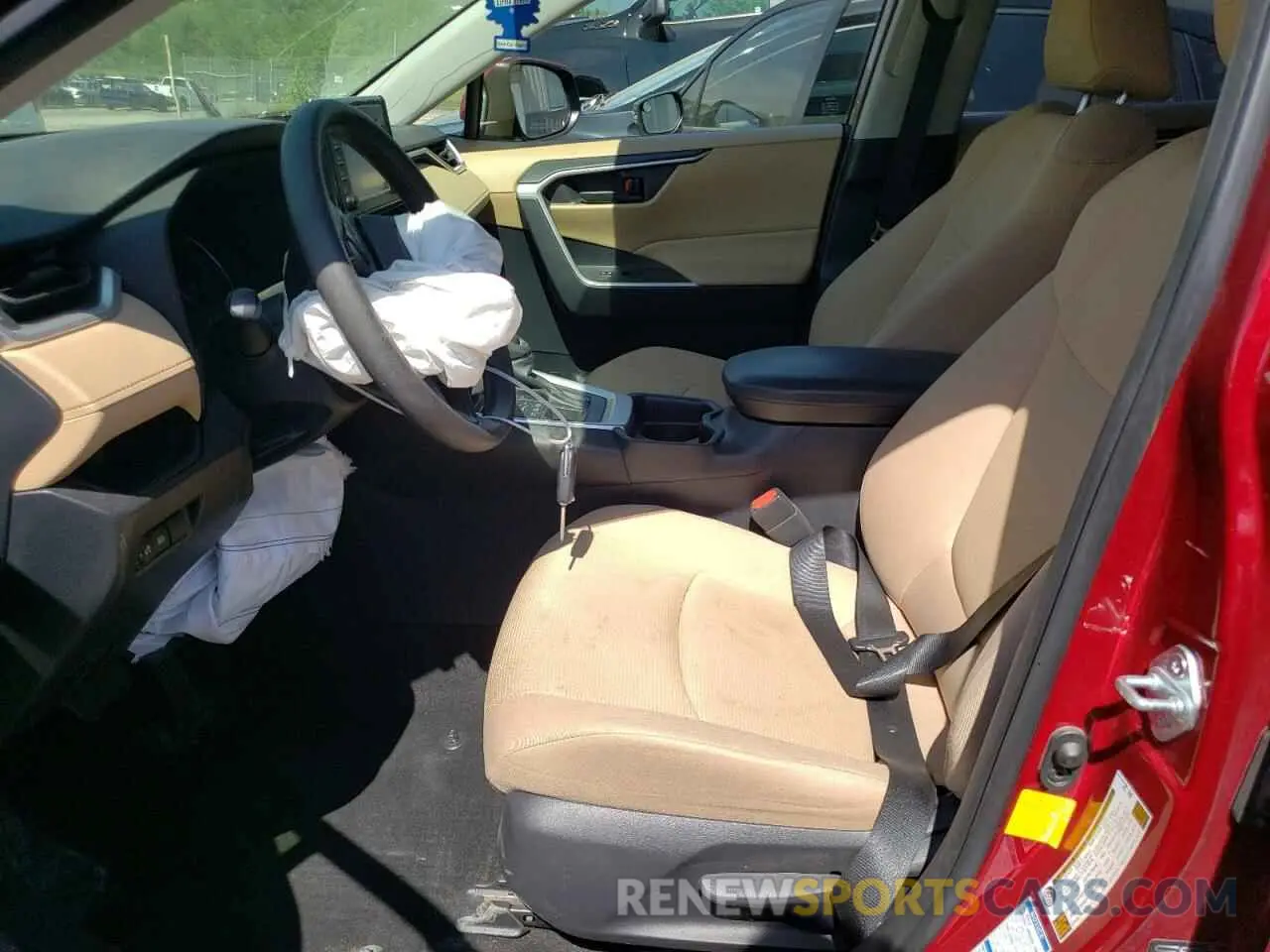 7 fotografías del automóvil dañado JTMG1RFV6KJ011147 TOYOTA RAV4 2019