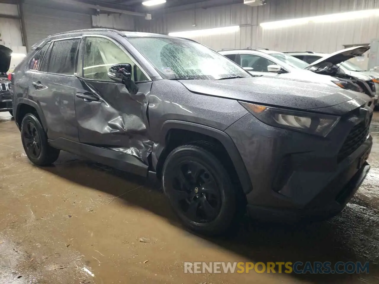 4 fotografías del automóvil dañado JTMG1RFV7KD004996 TOYOTA RAV4 2019