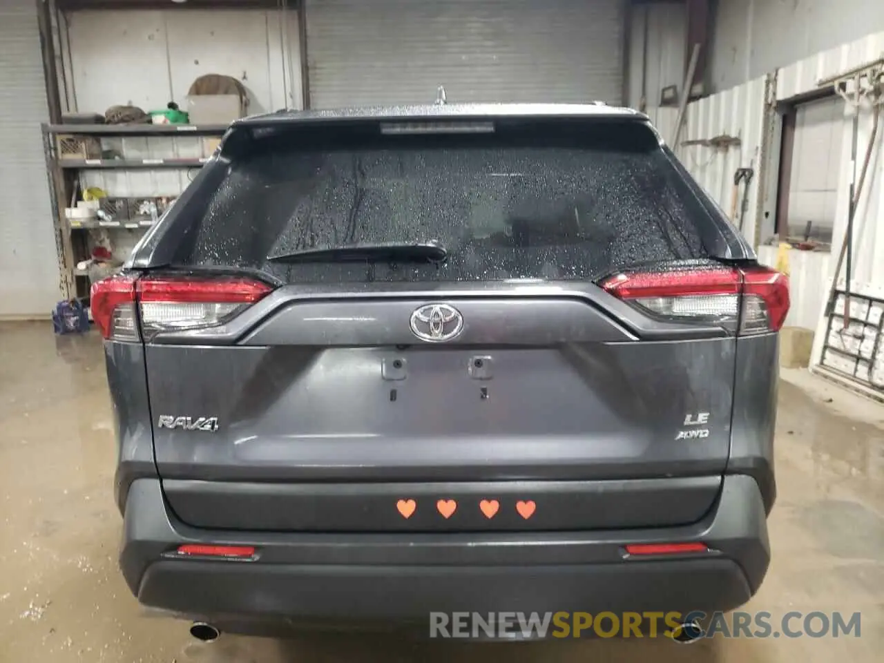6 fotografías del automóvil dañado JTMG1RFV7KD004996 TOYOTA RAV4 2019