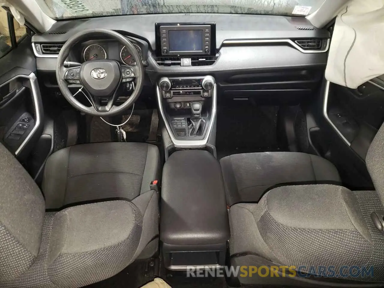8 fotografías del automóvil dañado JTMG1RFV7KD004996 TOYOTA RAV4 2019