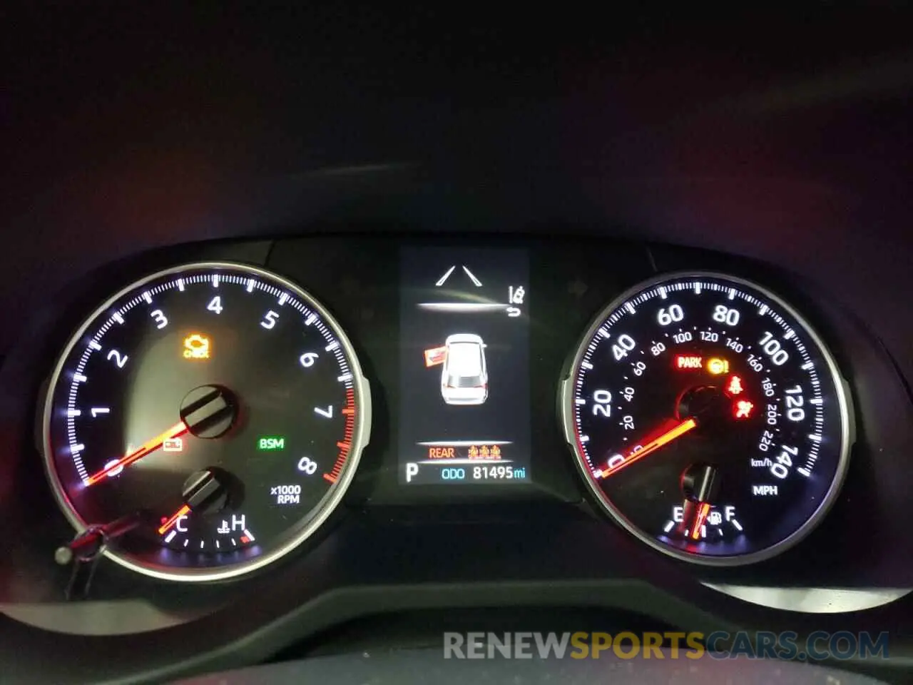 9 fotografías del automóvil dañado JTMG1RFV7KD004996 TOYOTA RAV4 2019