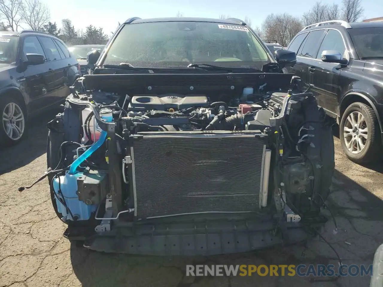 5 fotografías del automóvil dañado JTMG1RFV7KJ019385 TOYOTA RAV4 2019