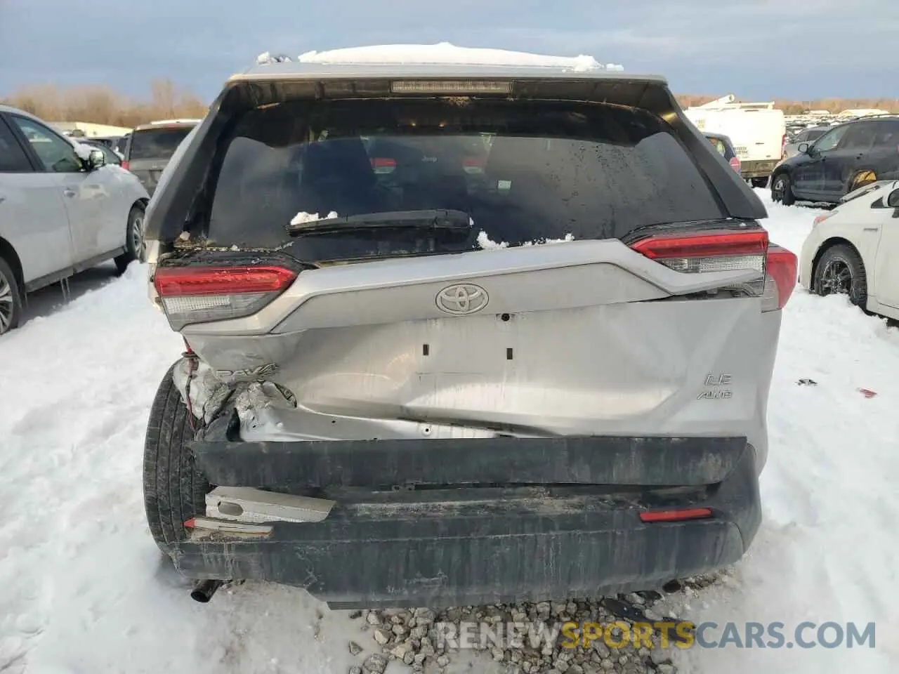6 fotografías del automóvil dañado JTMG1RFV7KJ024375 TOYOTA RAV4 2019