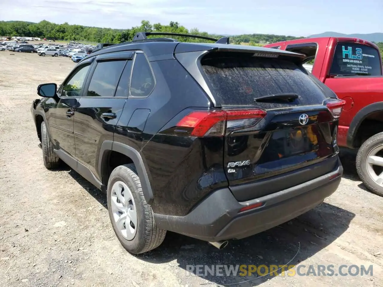 3 fotografías del automóvil dañado JTMG1RFV8KD003100 TOYOTA RAV4 2019