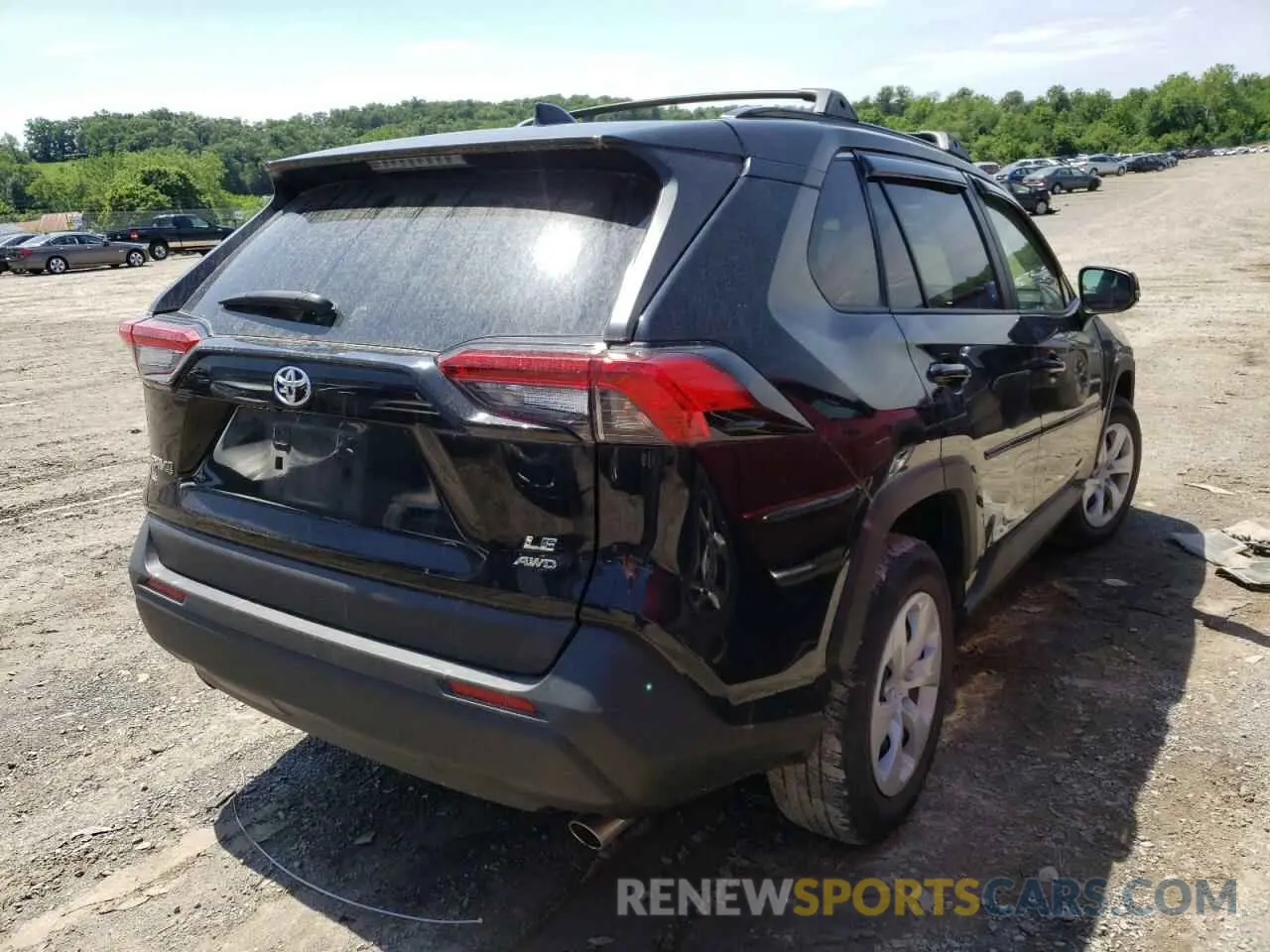 4 fotografías del automóvil dañado JTMG1RFV8KD003100 TOYOTA RAV4 2019