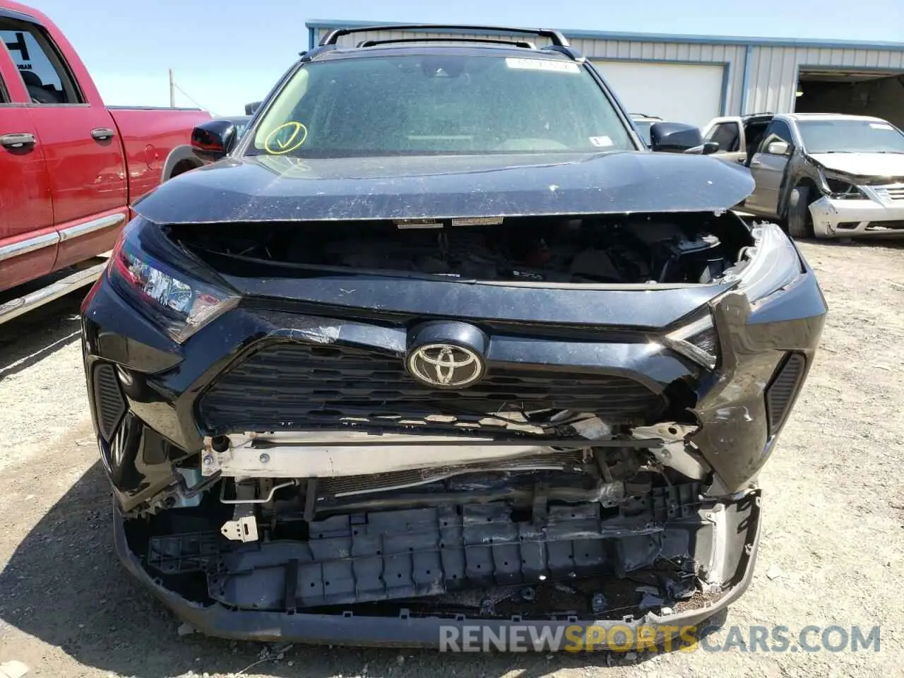 9 fotografías del automóvil dañado JTMG1RFV8KD003100 TOYOTA RAV4 2019
