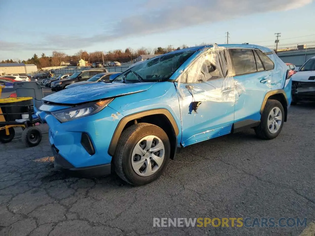 1 fotografías del automóvil dañado JTMG1RFV8KD047212 TOYOTA RAV4 2019