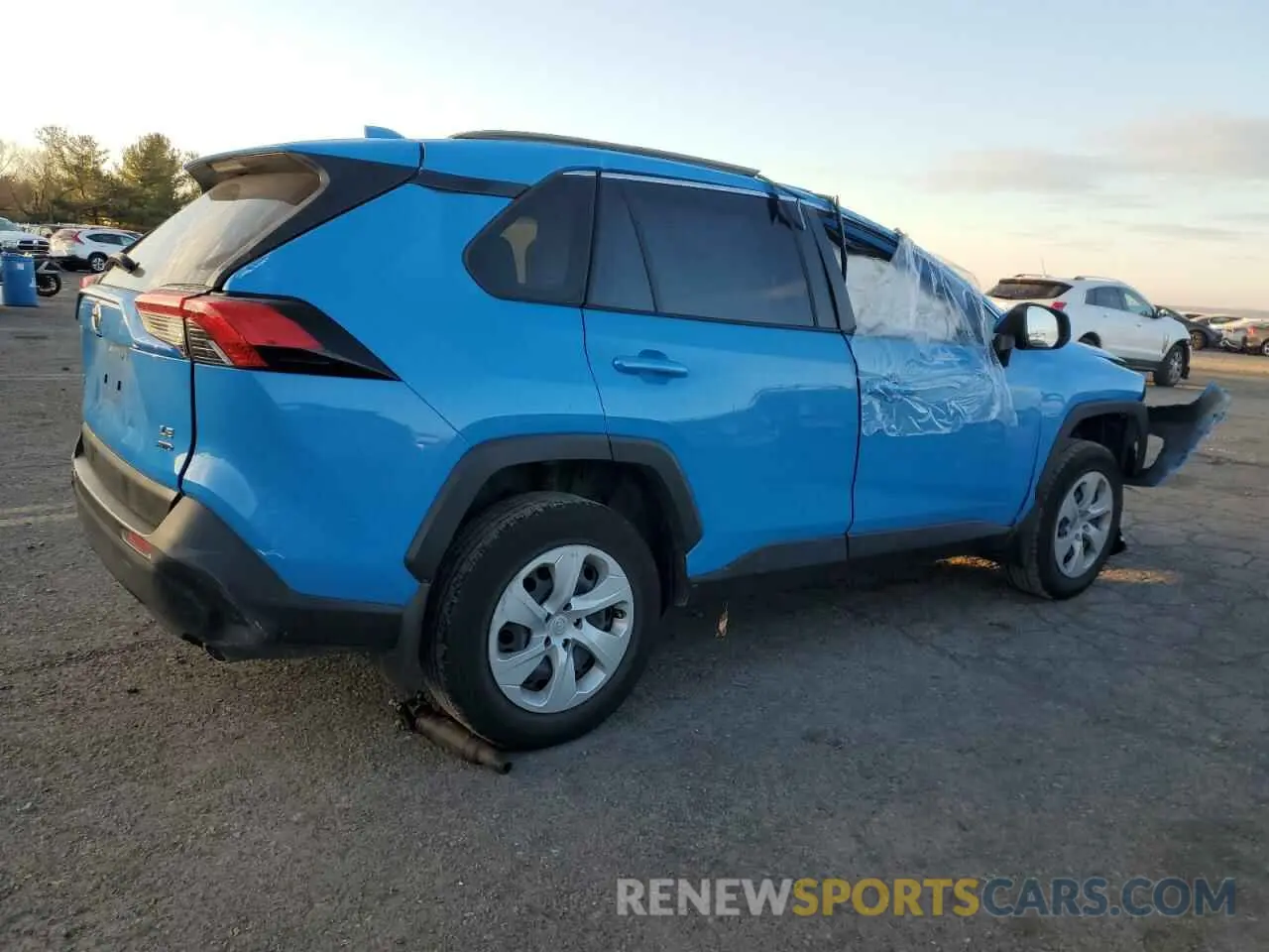 3 fotografías del automóvil dañado JTMG1RFV8KD047212 TOYOTA RAV4 2019