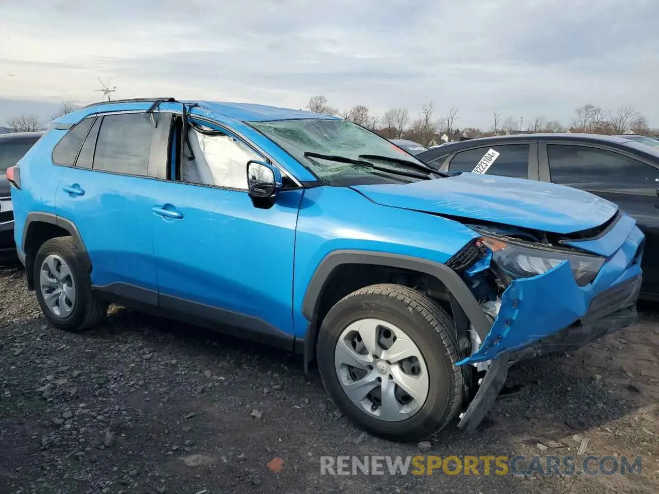 4 fotografías del automóvil dañado JTMG1RFV8KD047212 TOYOTA RAV4 2019