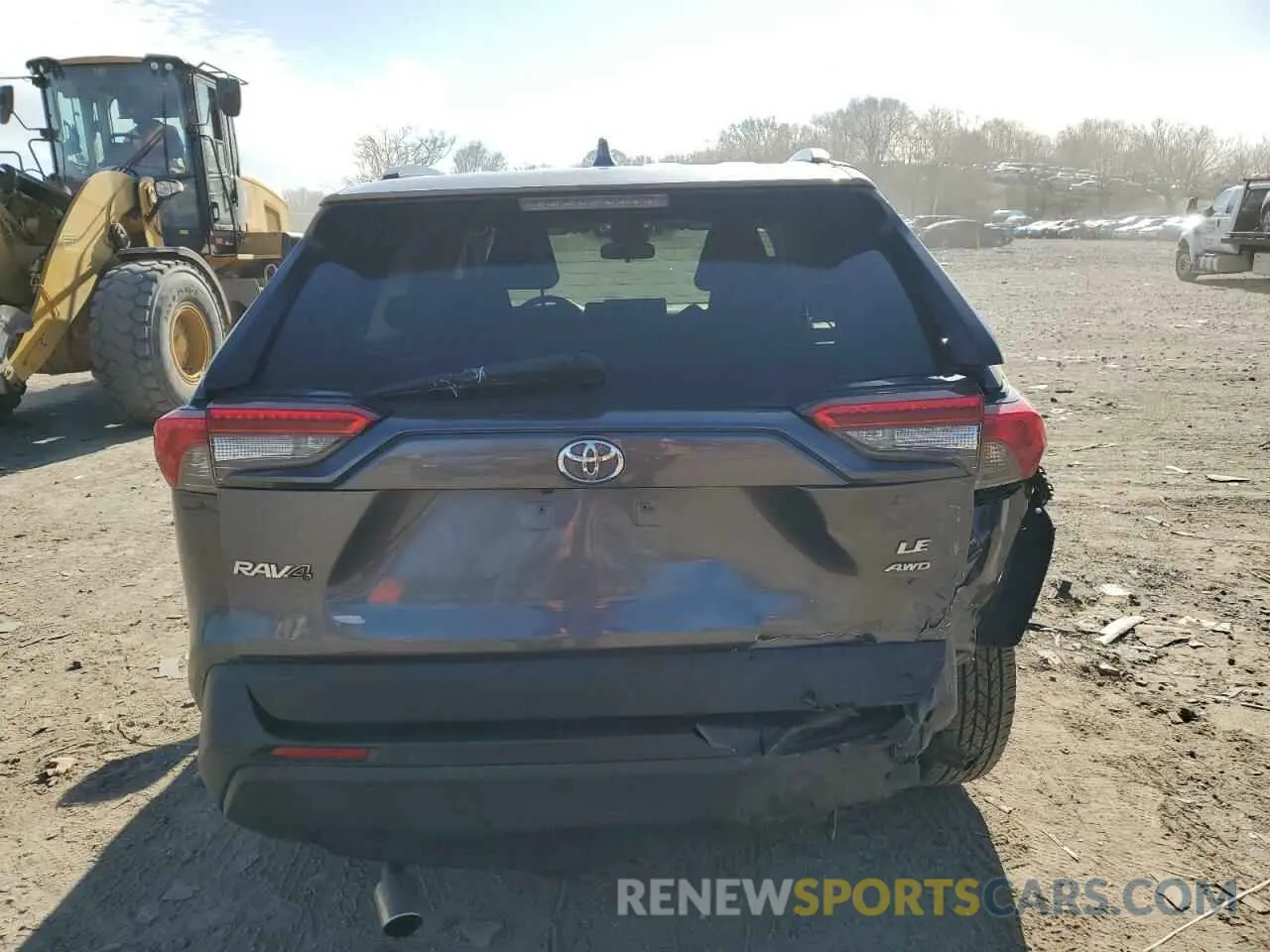 6 fotografías del automóvil dañado JTMG1RFV9KD022013 TOYOTA RAV4 2019
