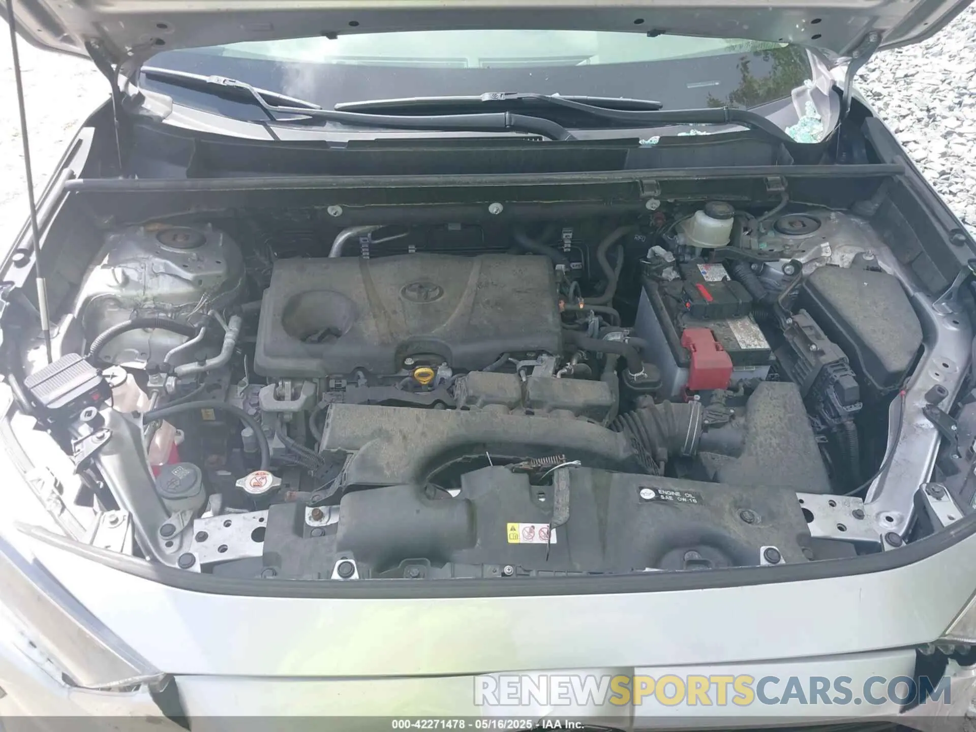 10 fotografías del automóvil dañado JTMG1RFV9KJ020859 TOYOTA RAV4 2019