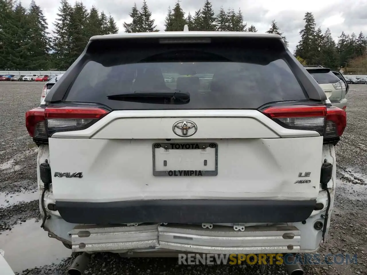 6 fotografías del automóvil dañado JTMG1RFVXKJ005142 TOYOTA RAV4 2019