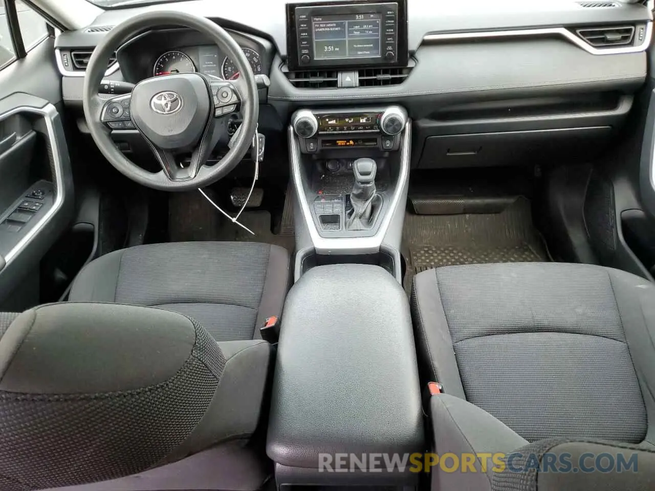 8 fotografías del automóvil dañado JTMG1RFVXKJ005142 TOYOTA RAV4 2019