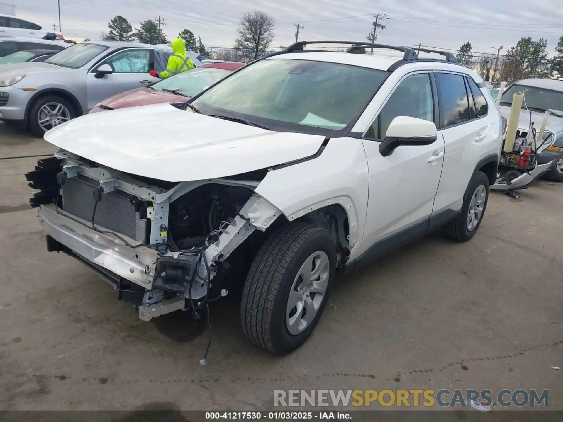 2 fotografías del automóvil dañado JTMG1RFVXKJ009529 TOYOTA RAV4 2019