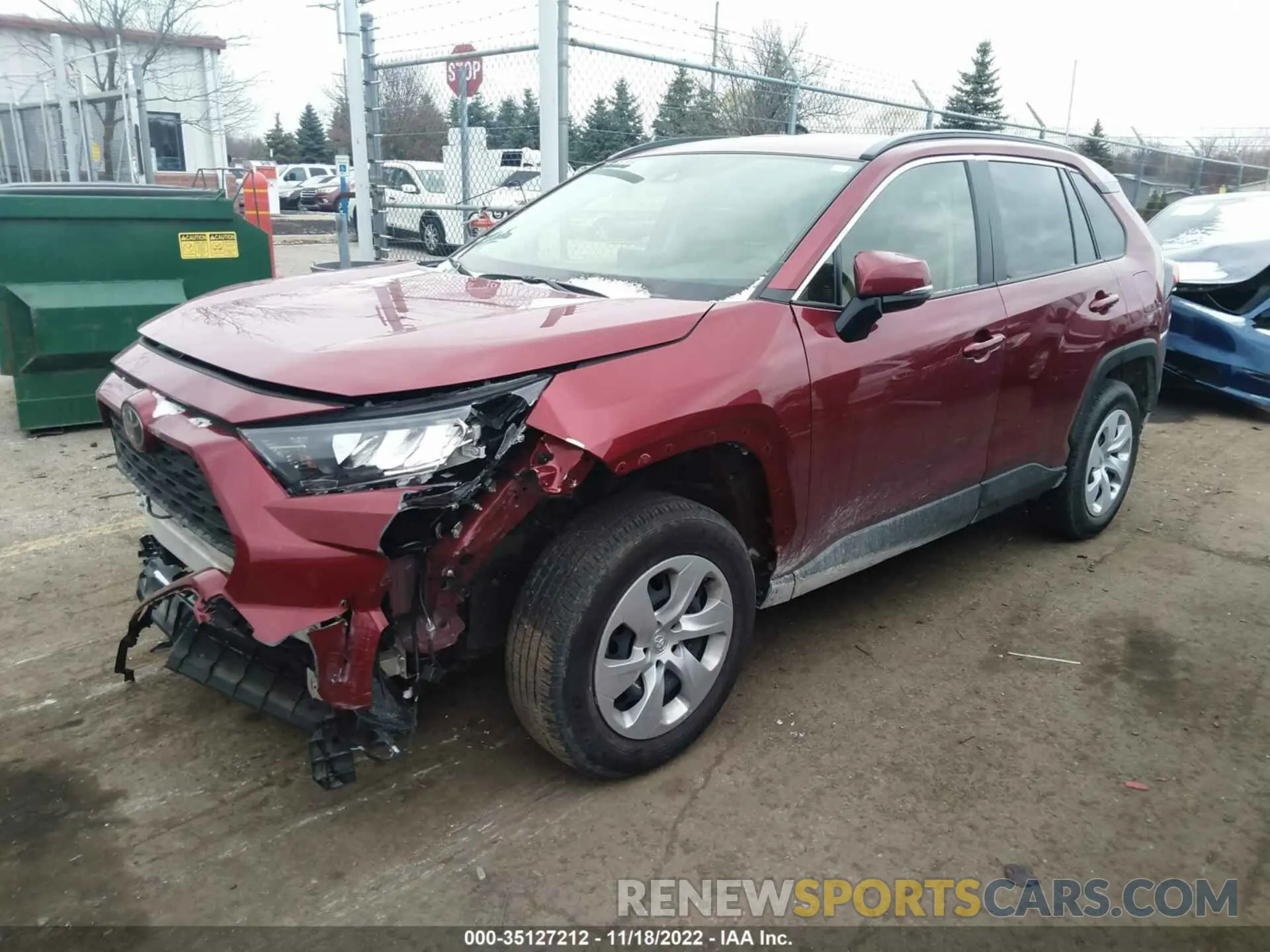 2 fotografías del automóvil dañado JTMG1RFVXKJ020255 TOYOTA RAV4 2019