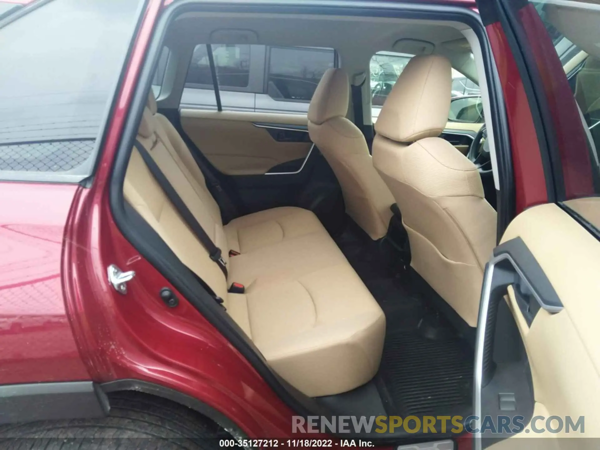 8 fotografías del automóvil dañado JTMG1RFVXKJ020255 TOYOTA RAV4 2019
