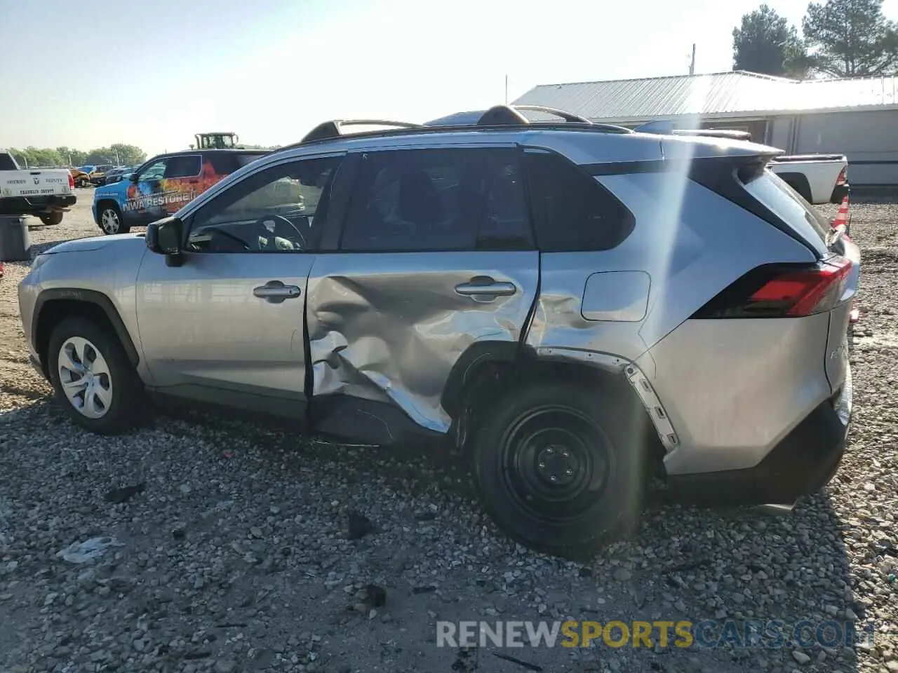 2 fotografías del automóvil dañado JTMH1RFV0KJ008328 TOYOTA RAV4 2019