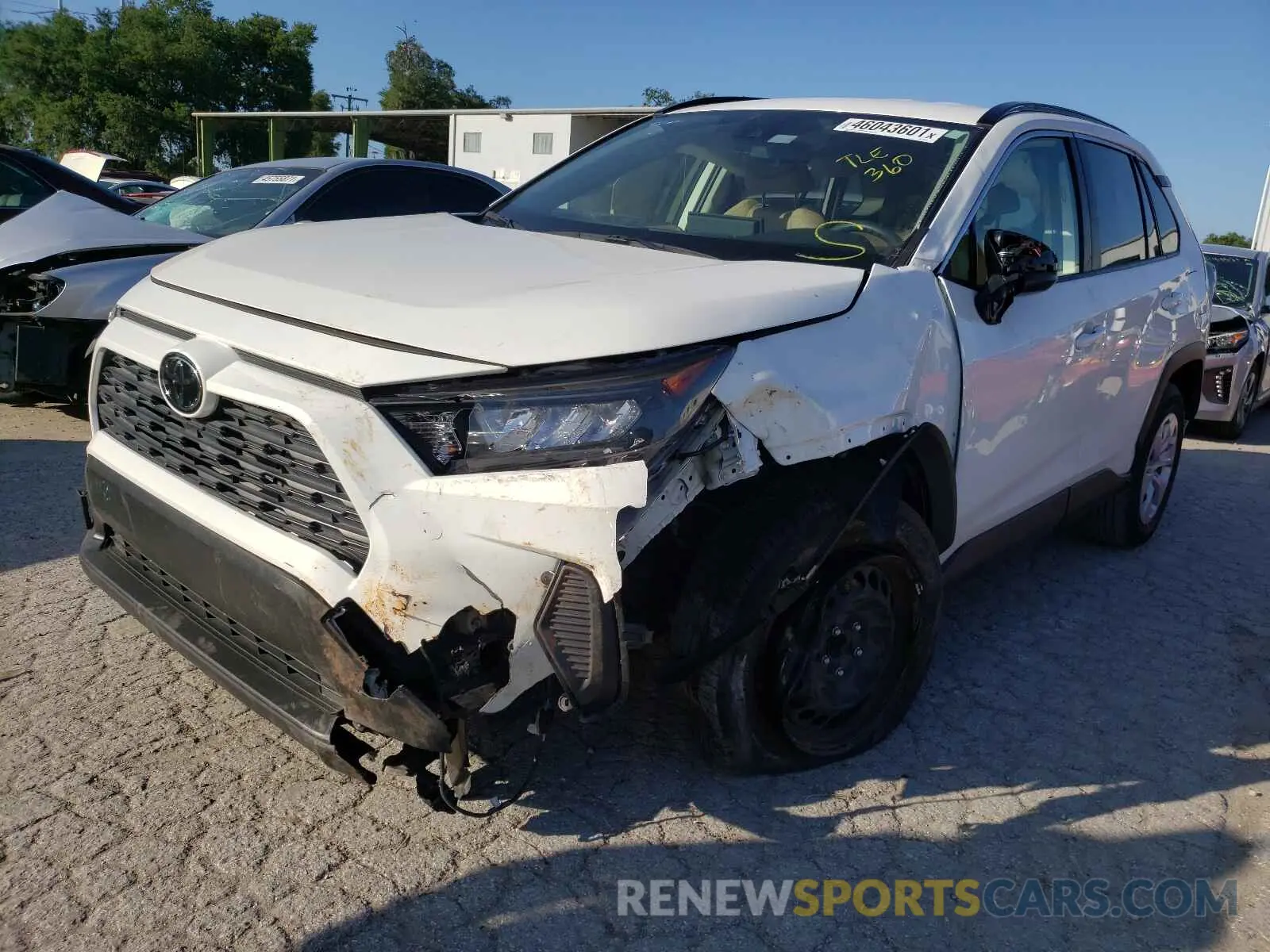 2 fotografías del automóvil dañado JTMH1RFV1KD004433 TOYOTA RAV4 2019