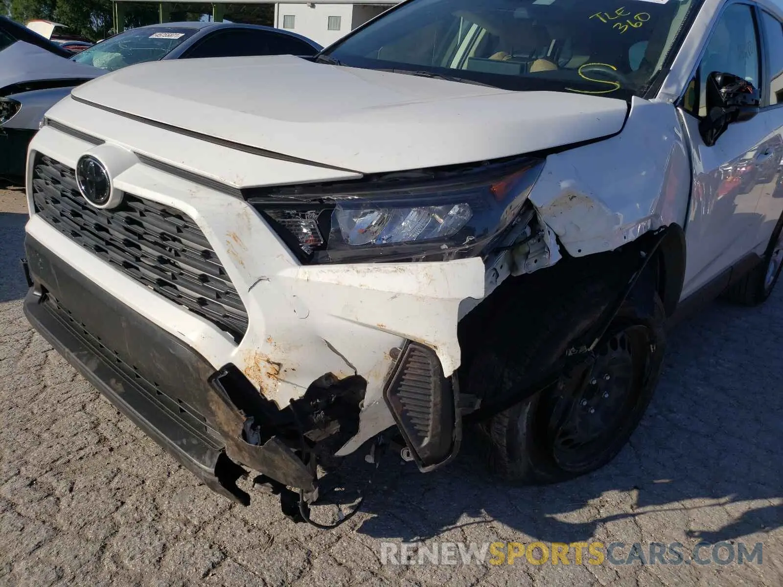 9 fotografías del automóvil dañado JTMH1RFV1KD004433 TOYOTA RAV4 2019