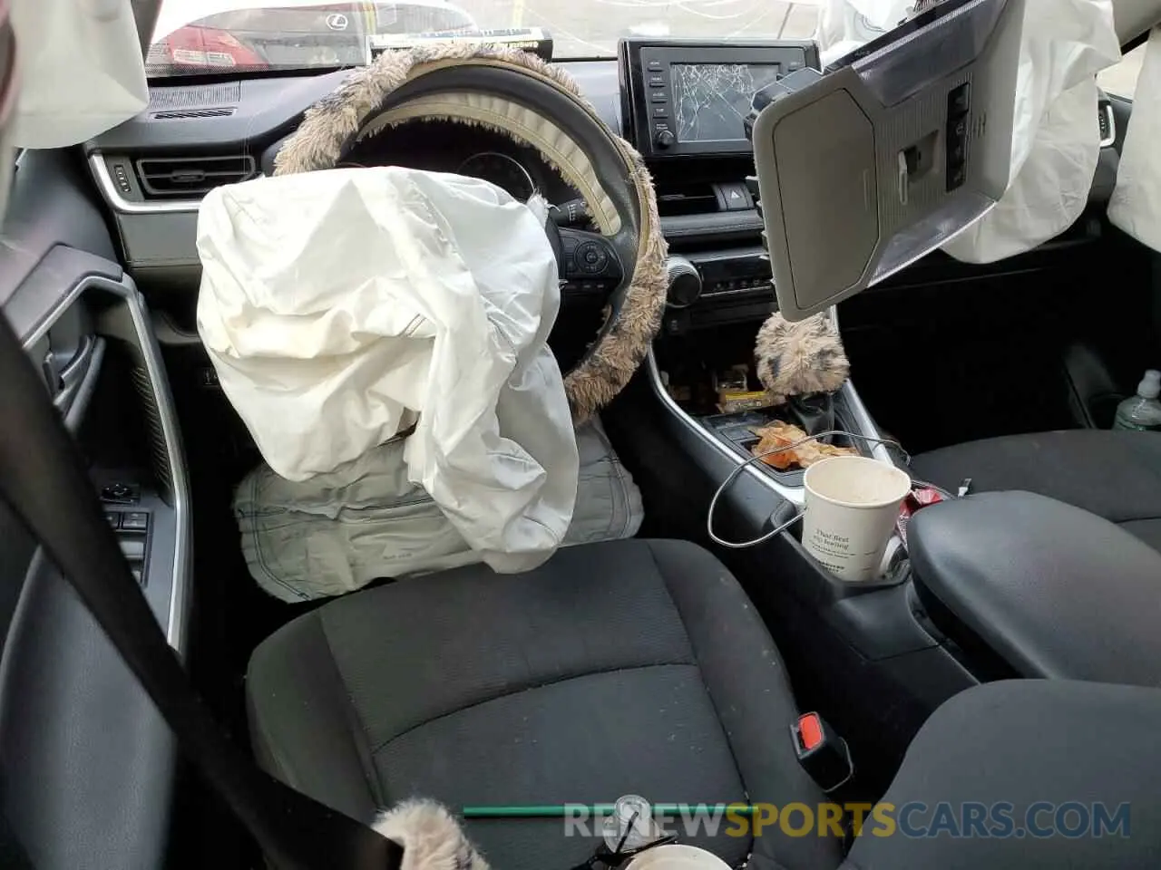 8 fotografías del automóvil dañado JTMH1RFV1KJ012999 TOYOTA RAV4 2019
