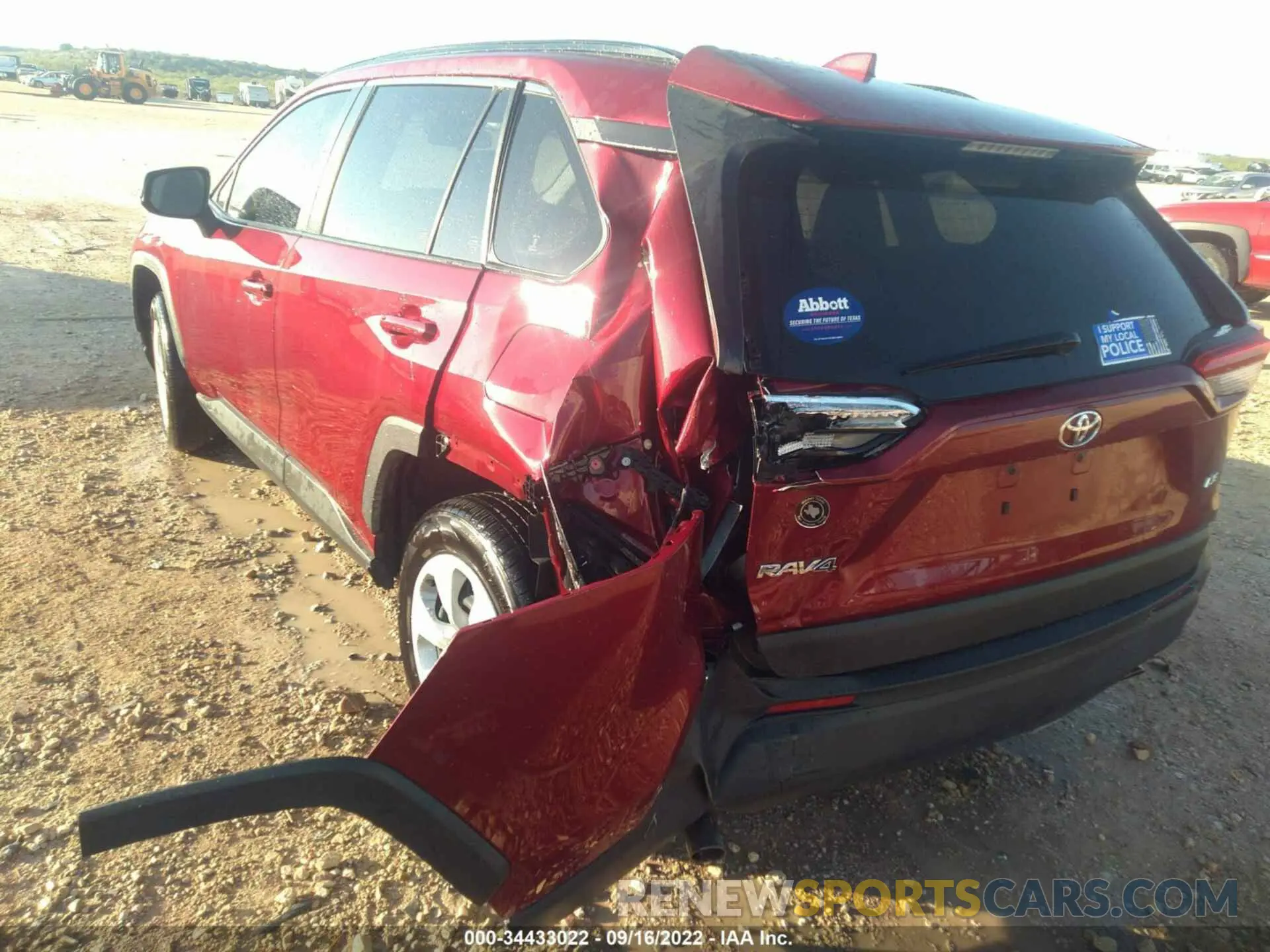 6 fotografías del automóvil dañado JTMH1RFV2KD006661 TOYOTA RAV4 2019