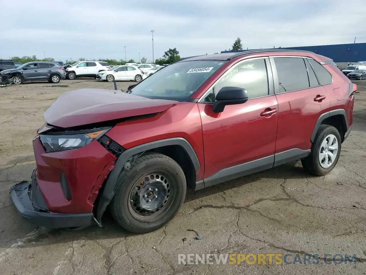 1 fotografías del automóvil dañado JTMH1RFV2KD013660 TOYOTA RAV4 2019