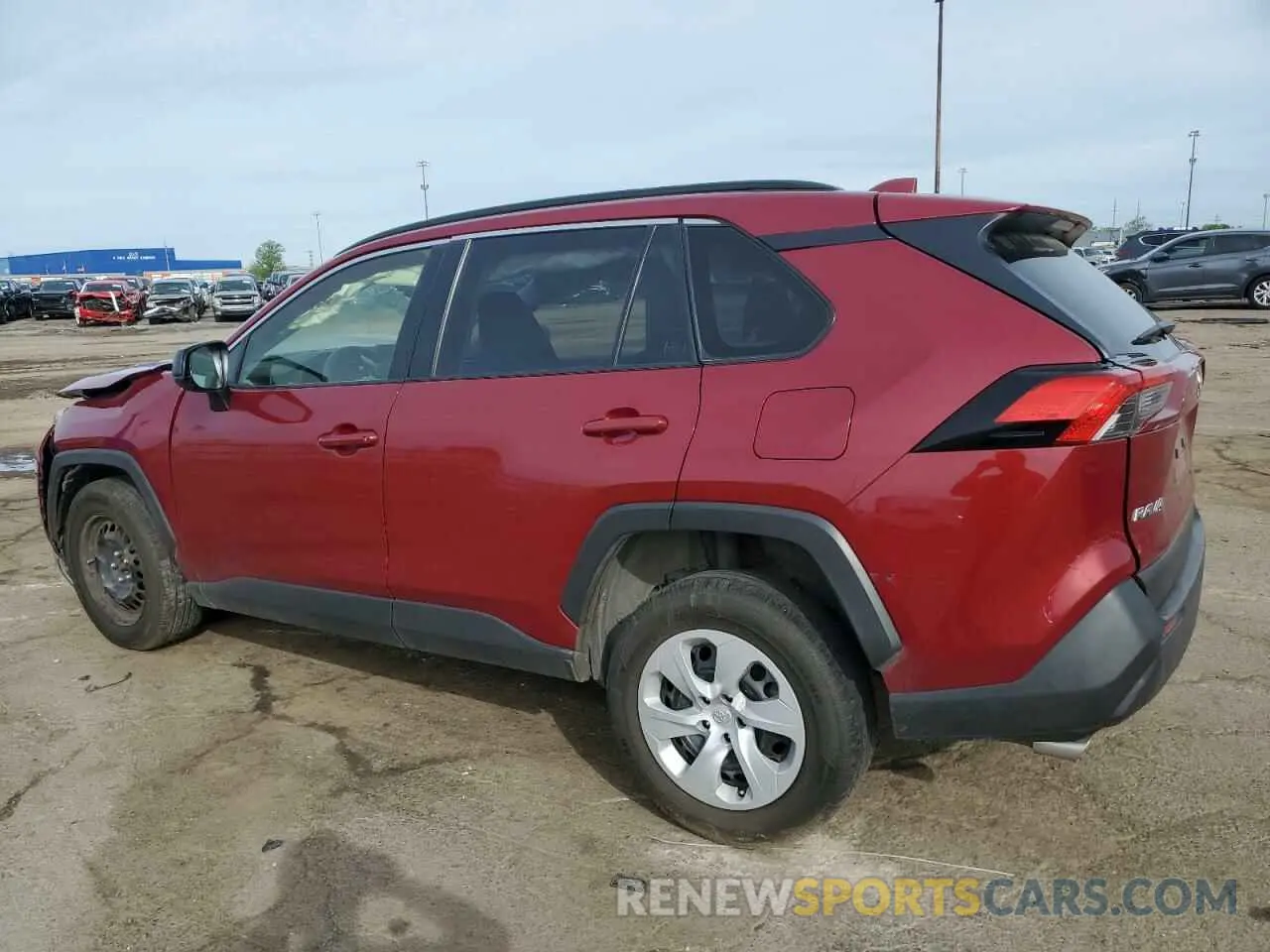 2 fotografías del automóvil dañado JTMH1RFV2KD013660 TOYOTA RAV4 2019