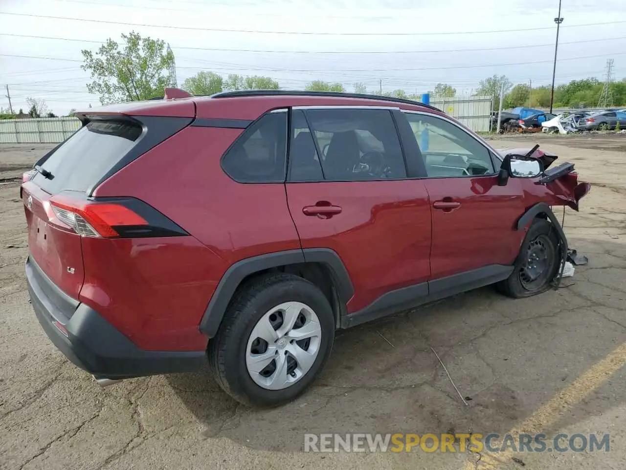 3 fotografías del automóvil dañado JTMH1RFV2KD013660 TOYOTA RAV4 2019