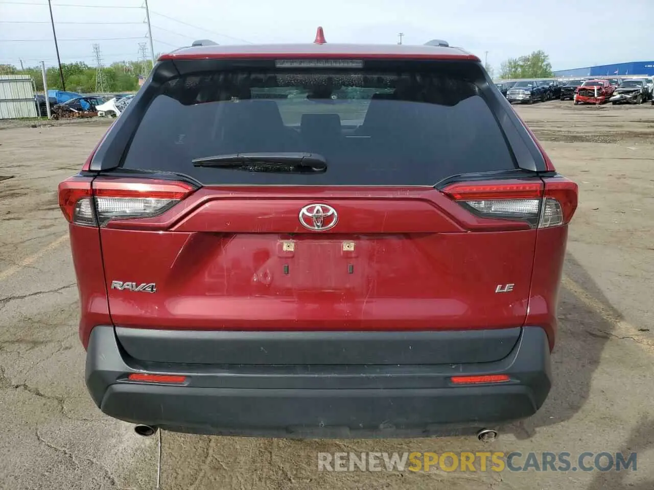 6 fotografías del automóvil dañado JTMH1RFV2KD013660 TOYOTA RAV4 2019