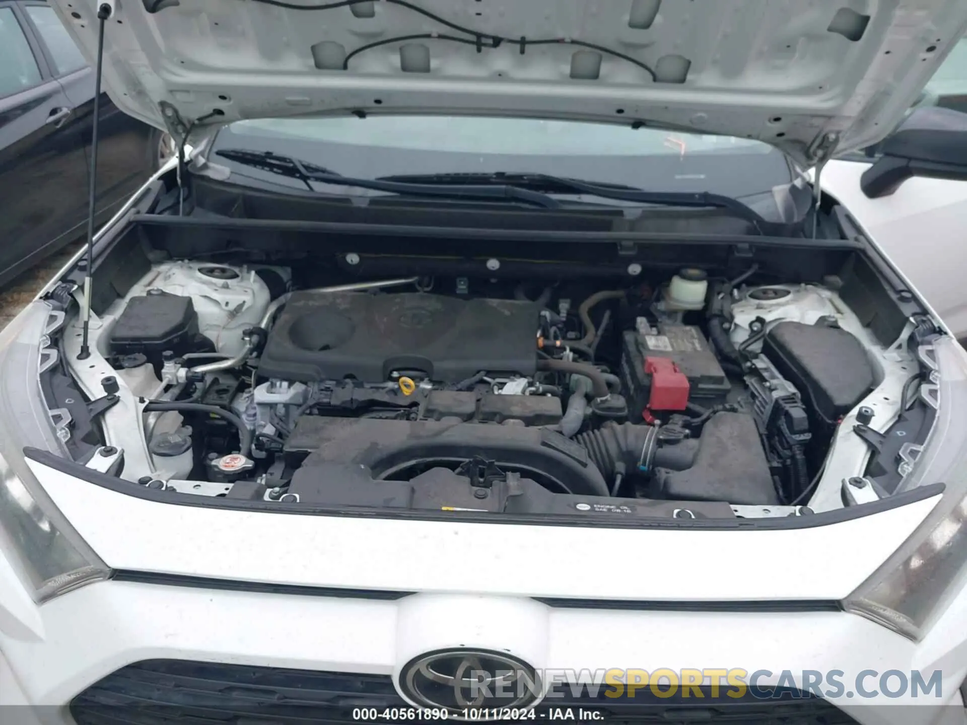 10 fotografías del automóvil dañado JTMH1RFV2KD022892 TOYOTA RAV4 2019