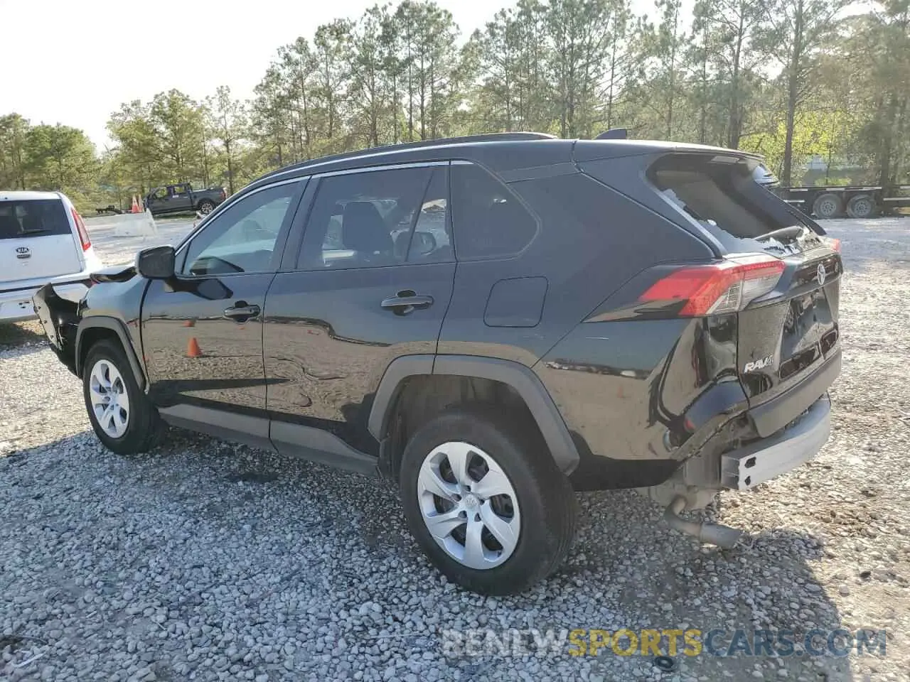 2 fotografías del automóvil dañado JTMH1RFV2KD040793 TOYOTA RAV4 2019