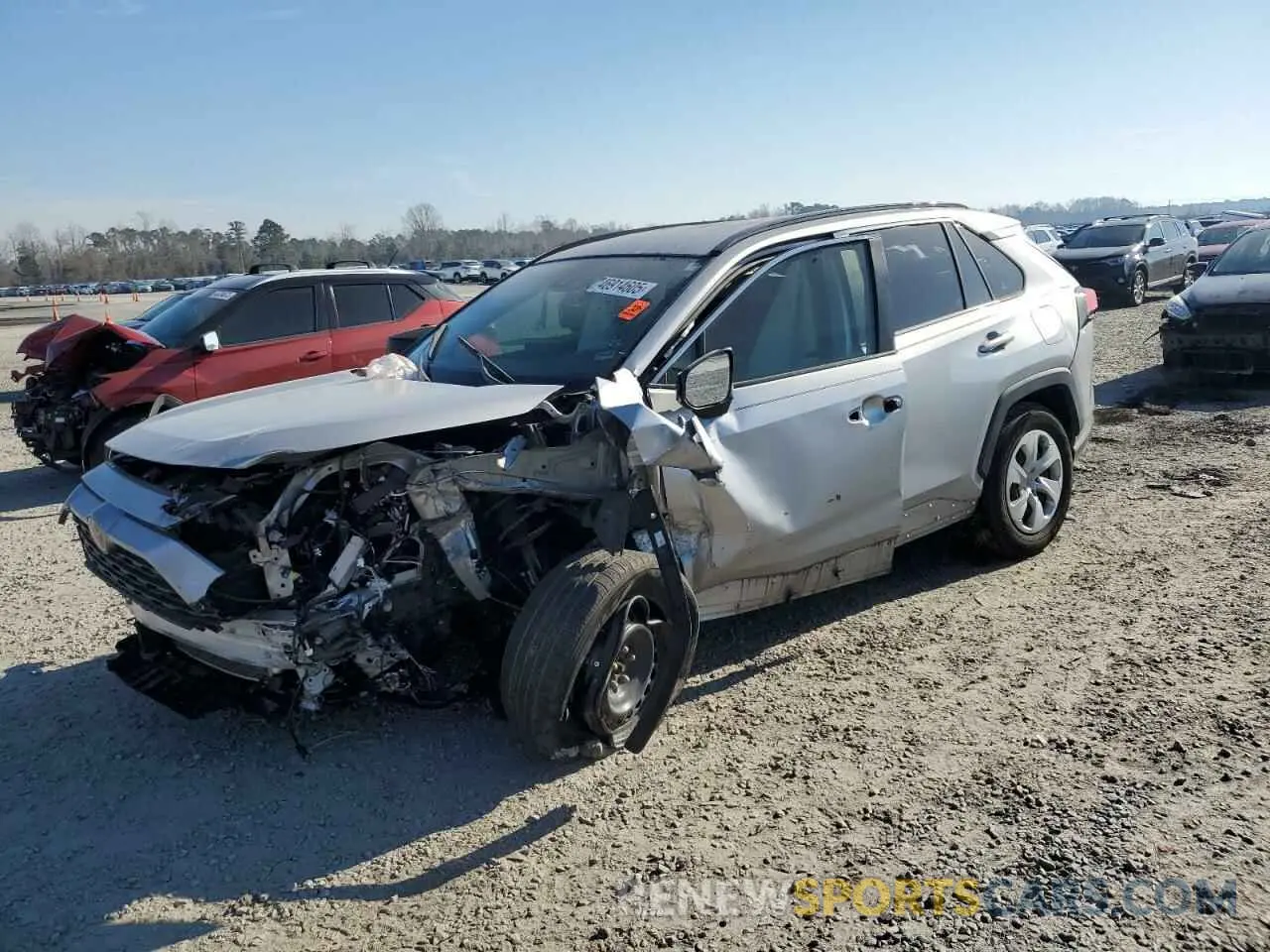 1 fotografías del automóvil dañado JTMH1RFV2KD500065 TOYOTA RAV4 2019