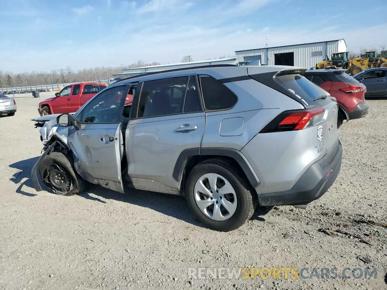 2 fotografías del automóvil dañado JTMH1RFV2KD500065 TOYOTA RAV4 2019