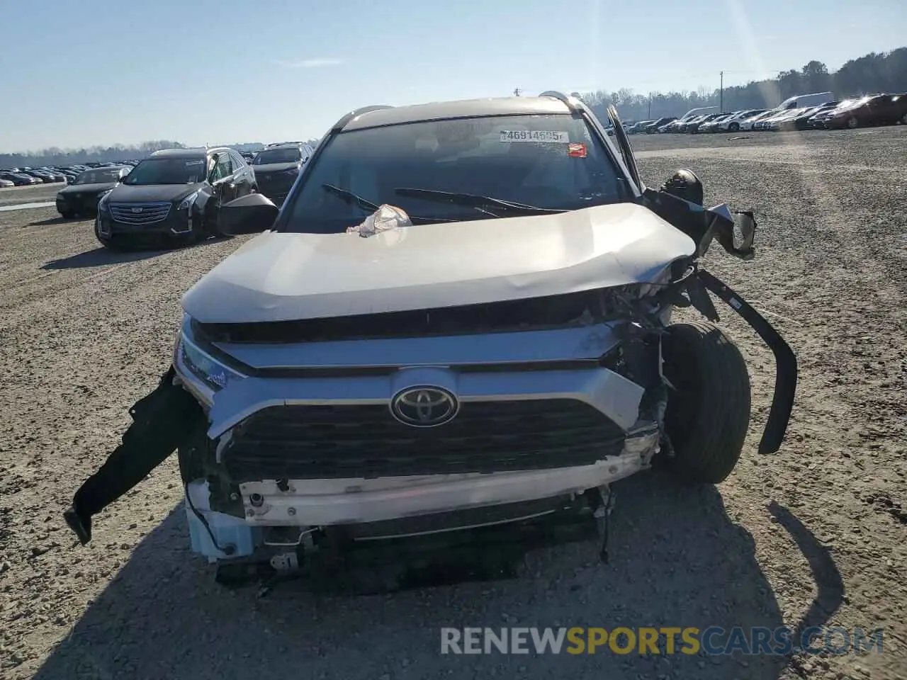 5 fotografías del automóvil dañado JTMH1RFV2KD500065 TOYOTA RAV4 2019